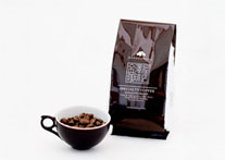 煎りたてコーヒー豆