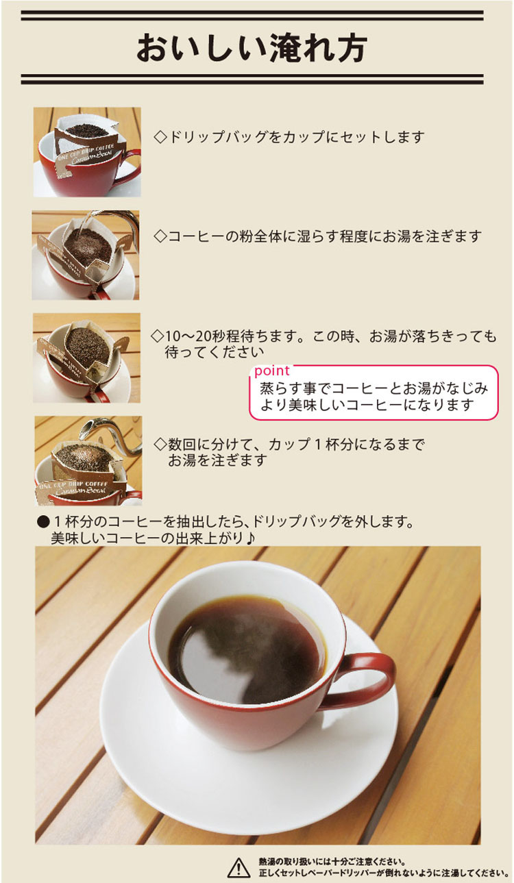 ドリップコーヒー入れ方