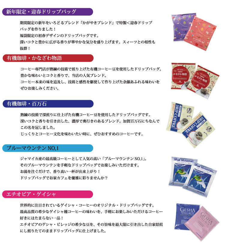ドリップバッグ福袋の説明002