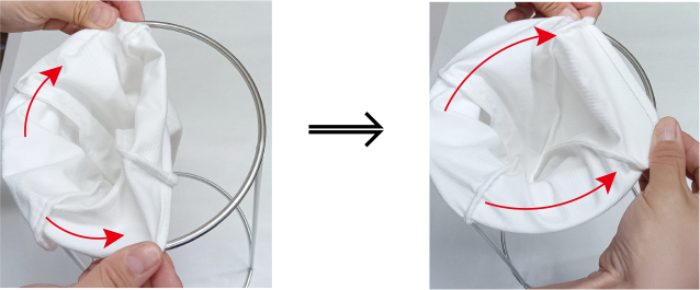 業務用ネルの取り付けかた
